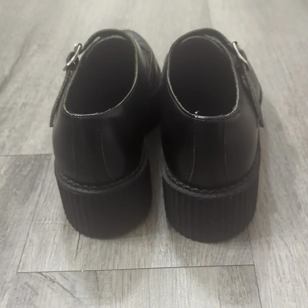 Underground. England Black Leather Apollo Creepers - Picture 5 of 11
